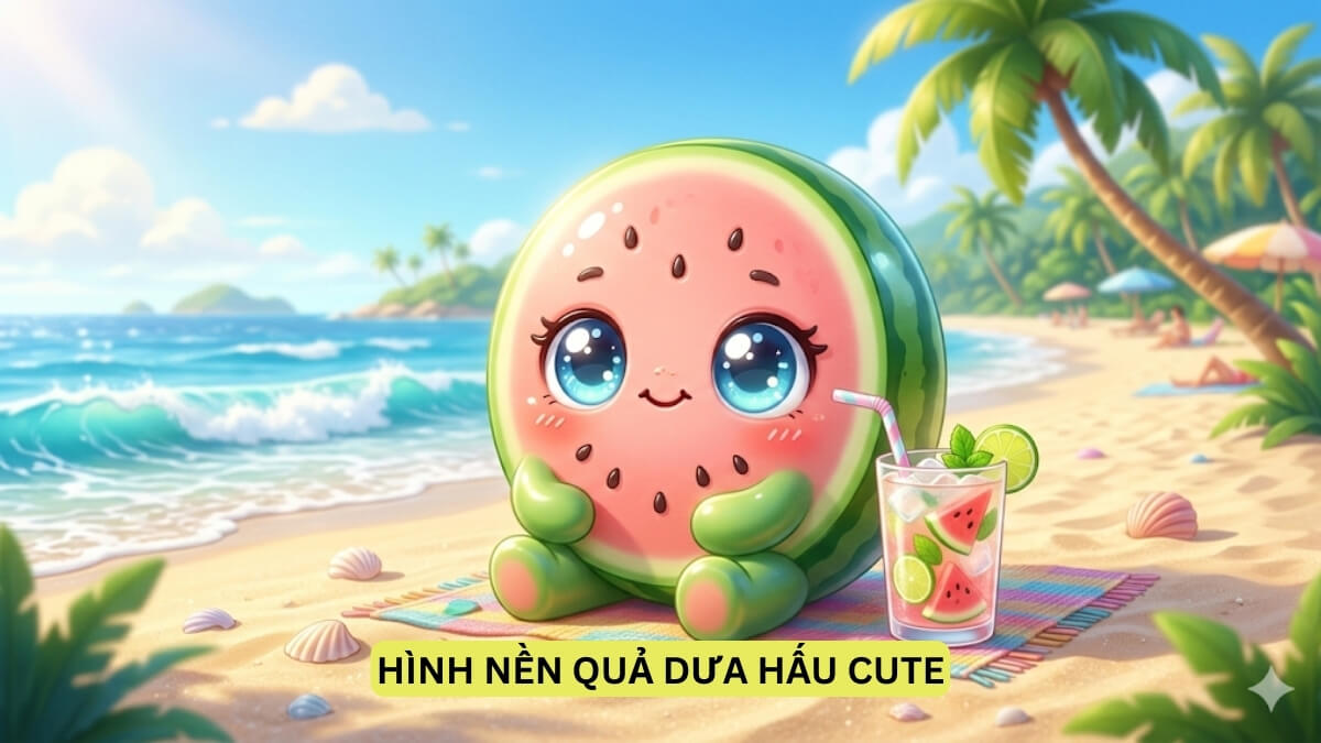 100+ Hình nền quả dưa hấu cute, dễ thương nhất 2026